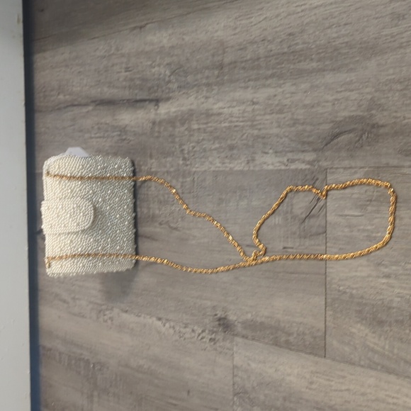 Vintage INGE Christopher Pearl Beaded Embellished Crossbody Evening Bag - Picture 4 of 13